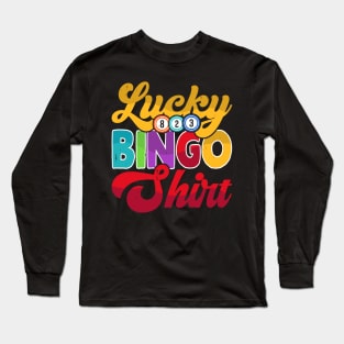 Lucky Bingo Shirt T shirt For Women Long Sleeve T-Shirt